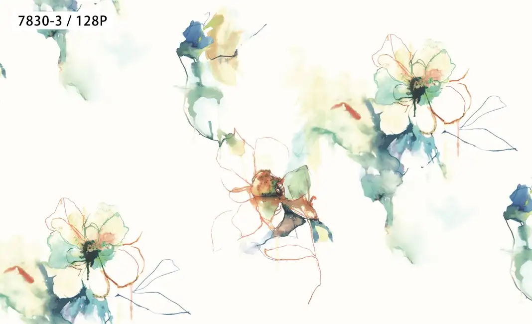 Giấy Dán Tường Hoa Văn 3D Mẫu Mới 7830-3/128P